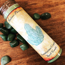 Charger l'image dans la galerie, Bougie de sort d’aventurine magique en cristal