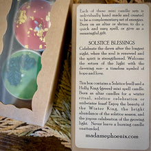 Charger l'image dans la galerie, Solstice Blessings Spell Sets mini duo magique de bougie chauffe-plat