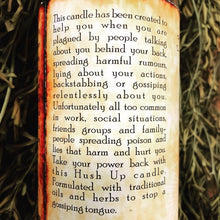 Load image into Gallery viewer, Hush Your Mouth Stop Gossip Spell Candle