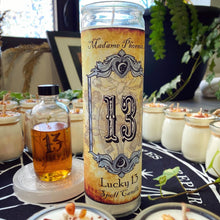 Load image into Gallery viewer, Friday the 13th - Lucky 13 - 7 Day Spell Candle