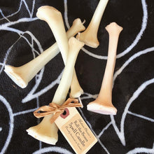 Load image into Gallery viewer, Bone Shaped Candle for Ancestor Shrine and Samhain Altars