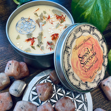 Load image into Gallery viewer, Crystal Grid Spell Candle