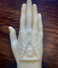 Load image into Gallery viewer, Palmistry Hand Life Size Divination Shaped Candle
