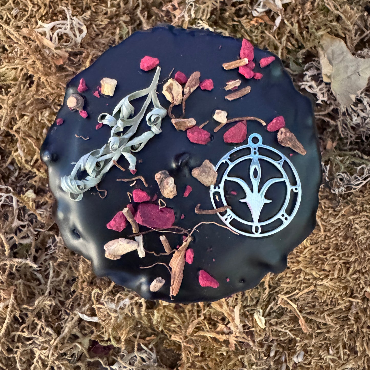 Baphomet Chunky Pillar Candle
