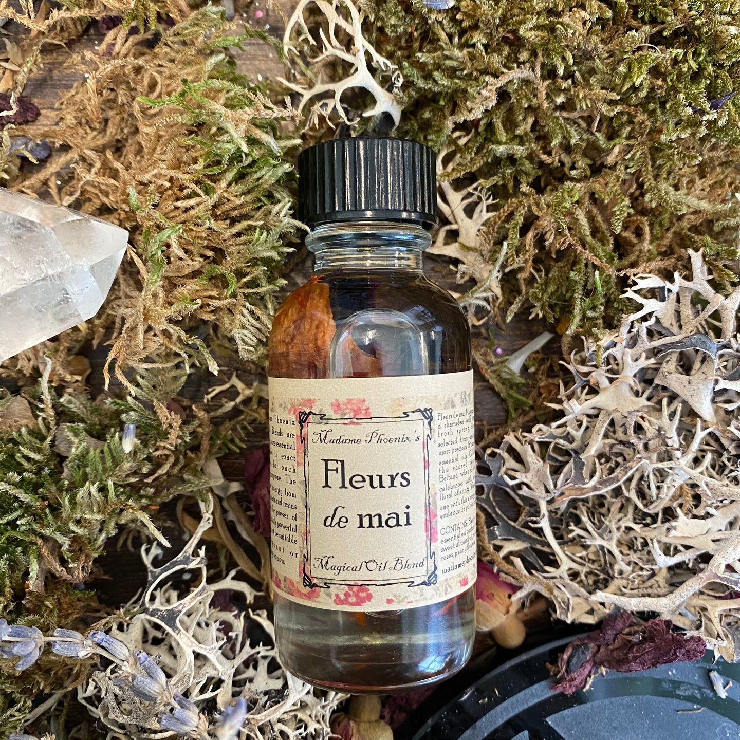 Huile essentielle de Fleur de Mai Beltane, huile d'onction de parfum