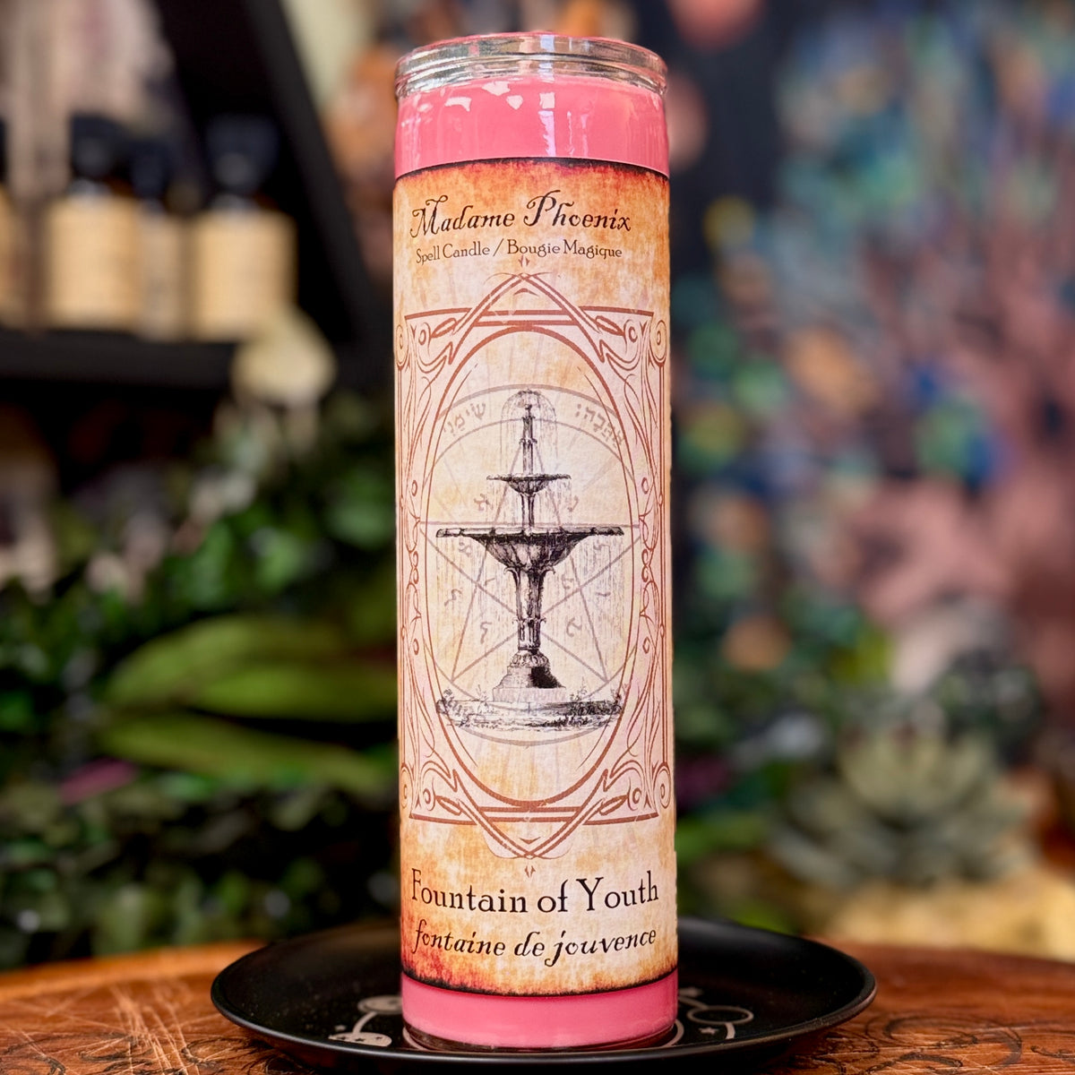 Bougie de bénédiction de santé et de beauté Fontaine de jeunesse 