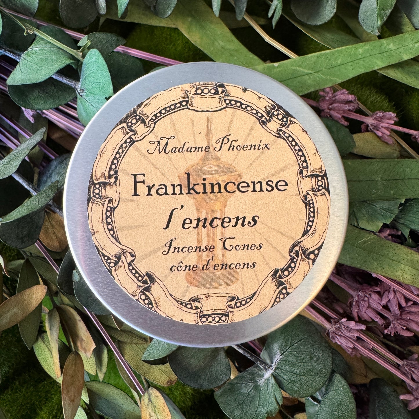 Cone Incense - 1 Tin of 12 Cones