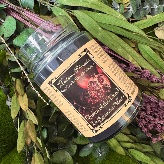 Queen of the Dead Samhain Altar Candle