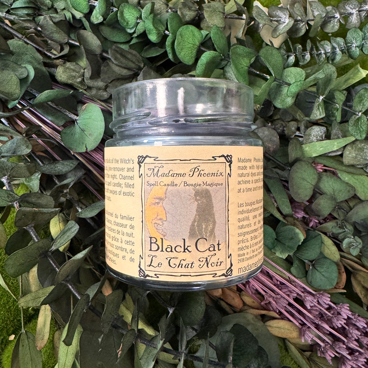 Black Cat Spell Candle