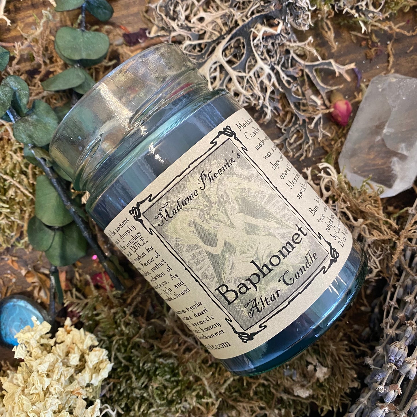 Bougie d’autel rituel Baphomet