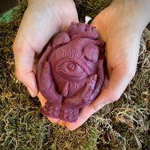 Load image into Gallery viewer, Anatomical Heart Evil Eye Love Magic Spell Candle

