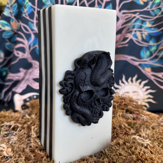 The Feast of Joy & Sorrow Ancestor Ritual Pillar Candle