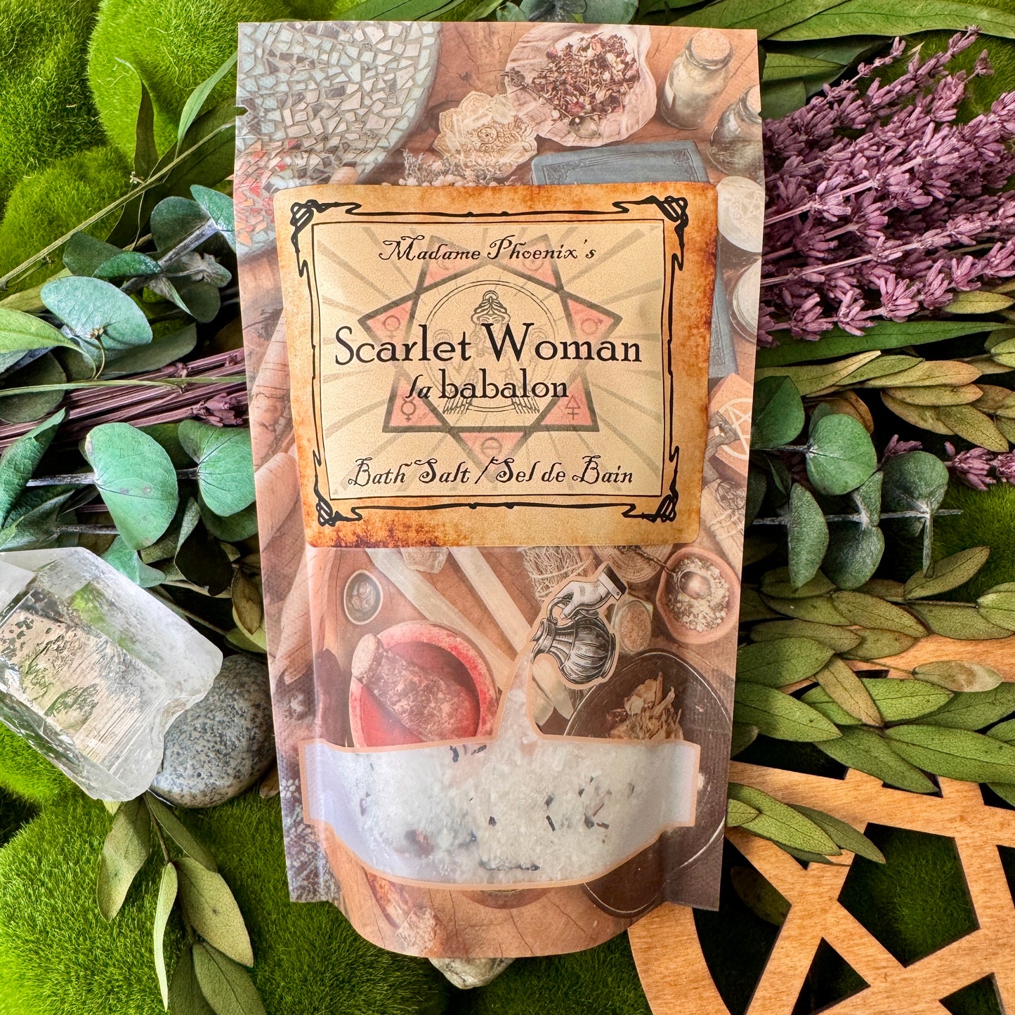 Sel de bain Femme écarlate