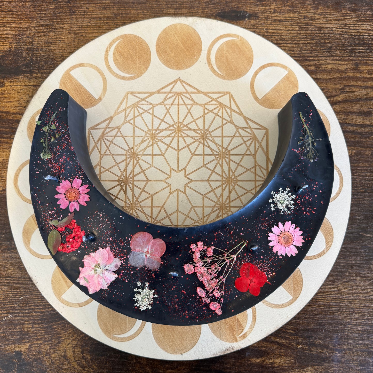 Lovers Moon Crescent Shaped Candle