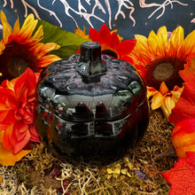 Load image into Gallery viewer, Dark Pumpkin Fall Ritual Candle
