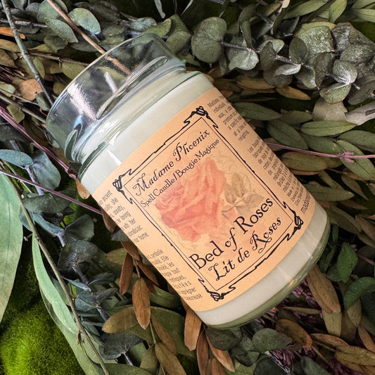 Bed of Roses Spell Candle