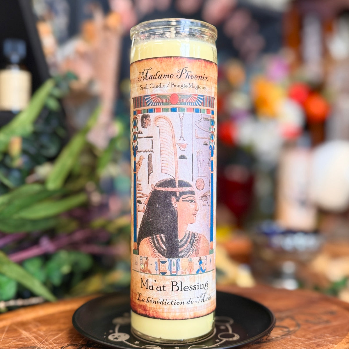 Ma'at Goddess 7 day Blessing Candle
