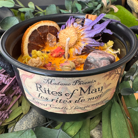 Rites of May Cauldron Candle