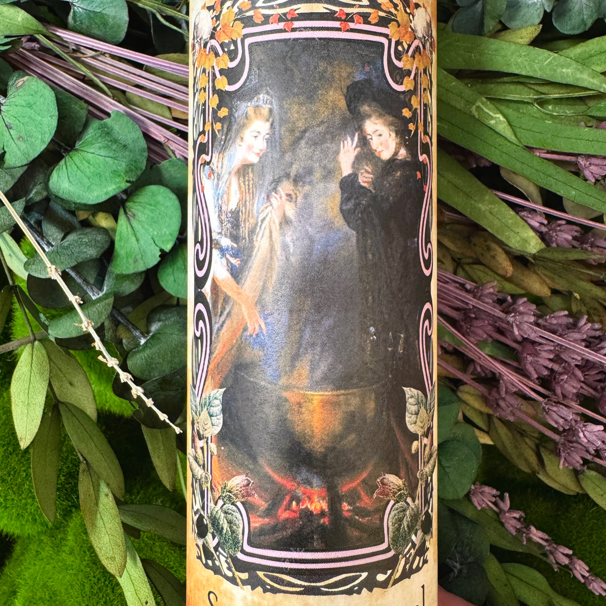 Samhain Sabbat Ritual Spell Candle