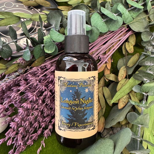 Spray d'encens sans fumée Longest Night