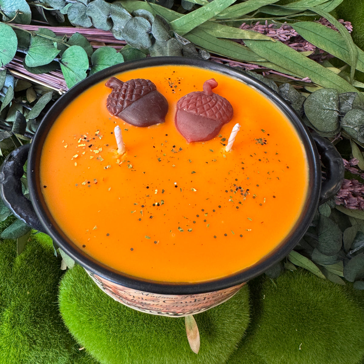 Spice Cauldron Abundance Blessing Spell Candle