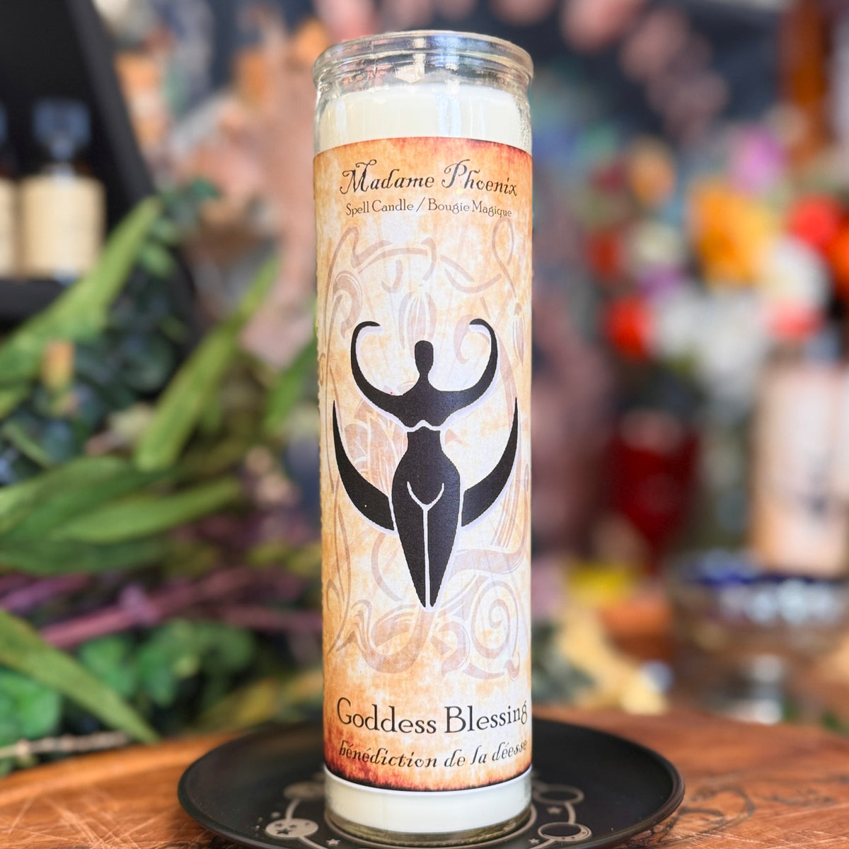 Goddess Blessing Spell Candle