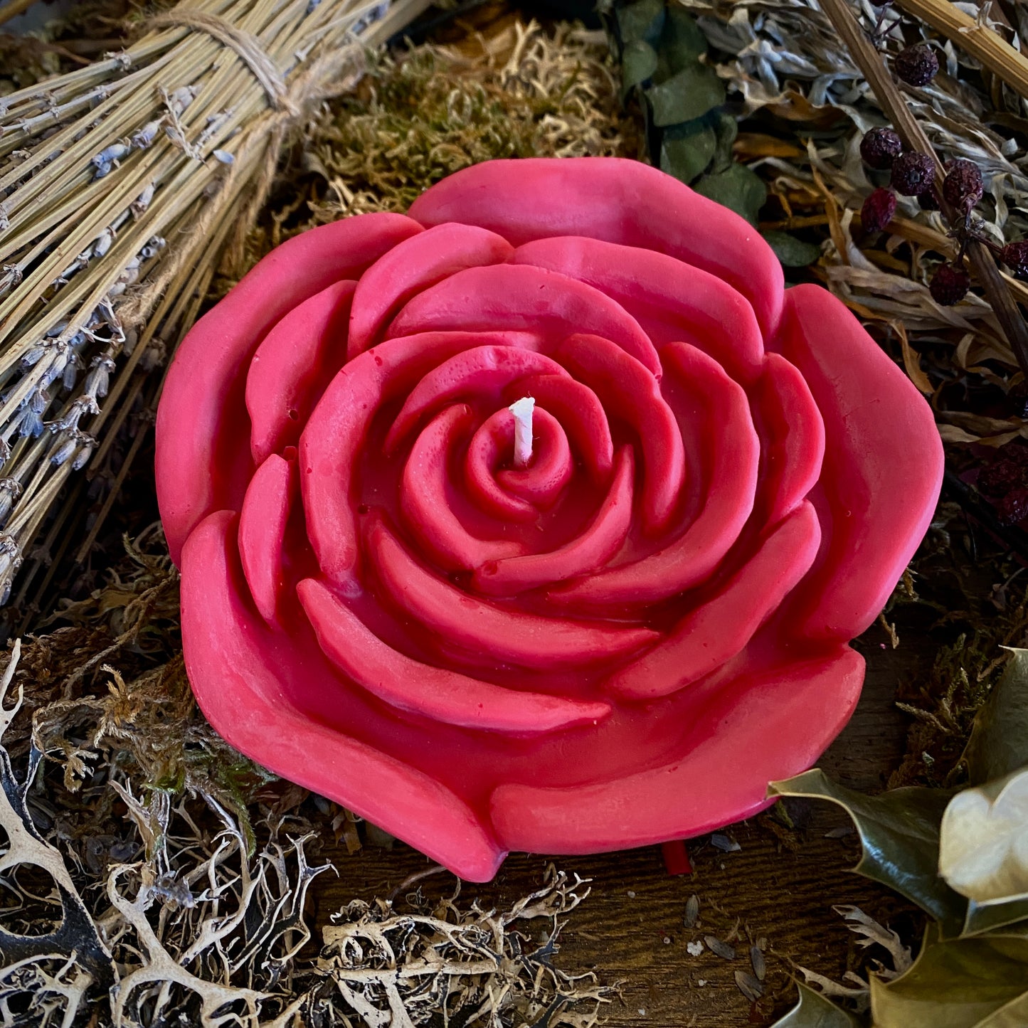 Bougie rose | amour de soi | guérison cardiaque | sortilège d'amour