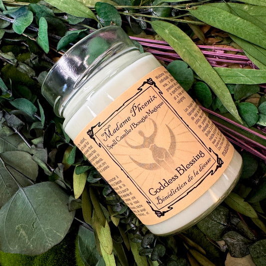 Goddess Blessing Spell Candle