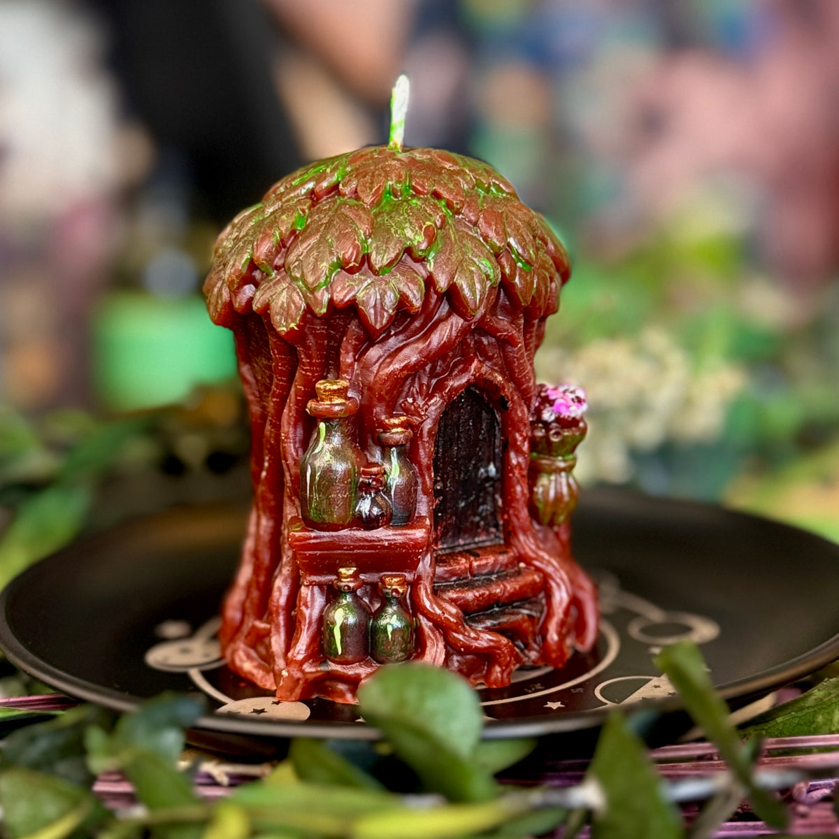 Fairy House Blessing Candle