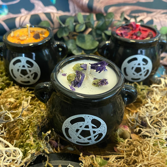 Moon Magic Mini Cauldron Candle