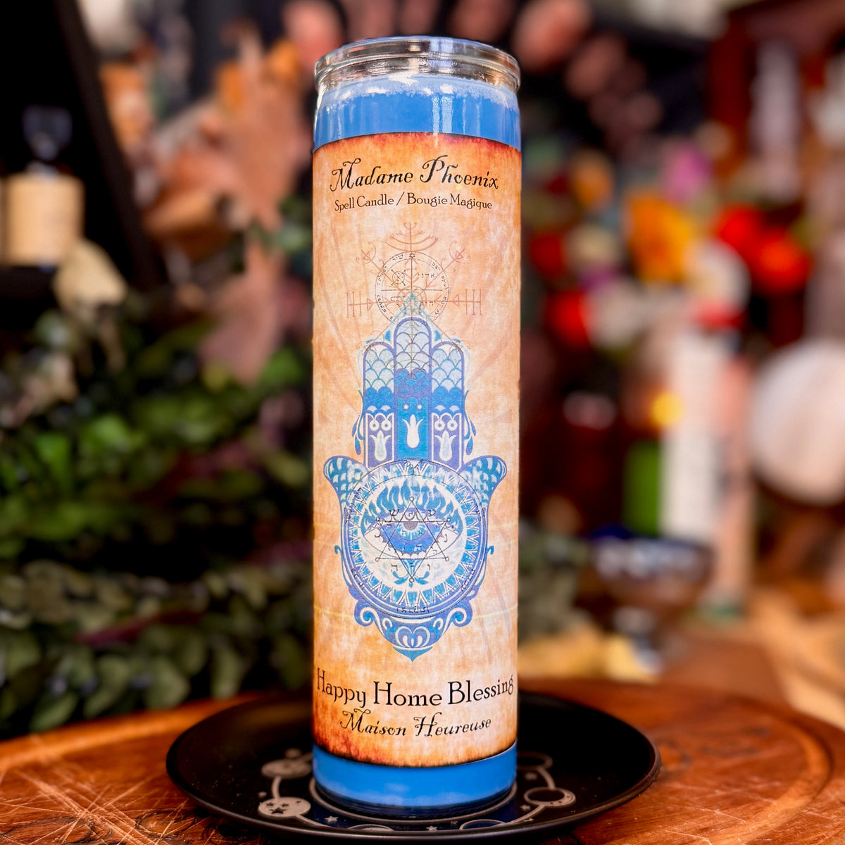 Bougie de sort de bénédiction Happy Home Magic House