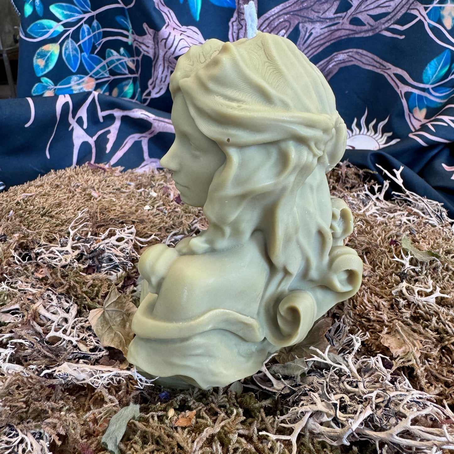 Demeter Goddess Sculpture Shaped Candle
