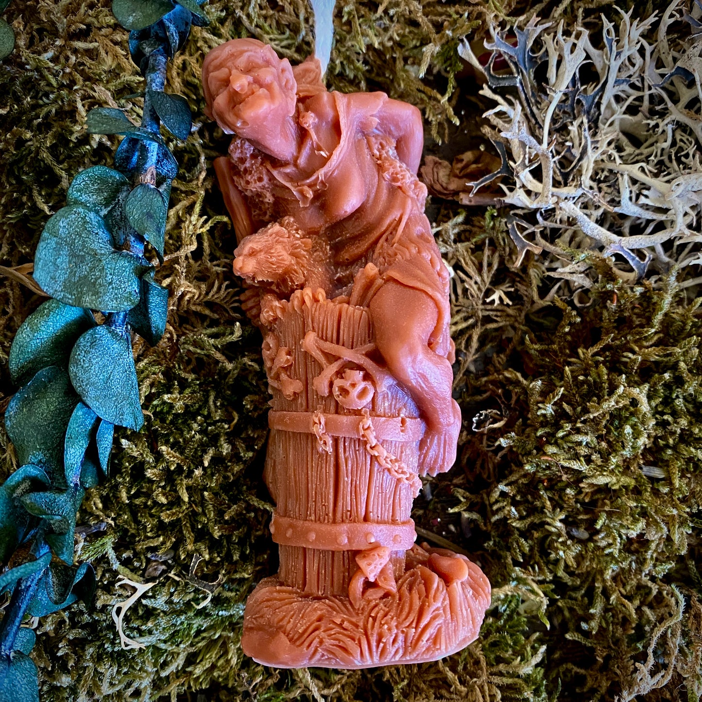 Baba Yaga Crone Magic Witchcraft Shaped Candle