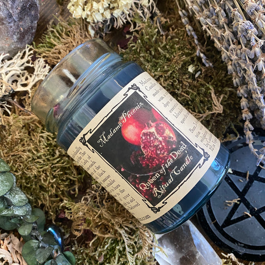 Bougie d’autel de la Reine des Morts Samhain