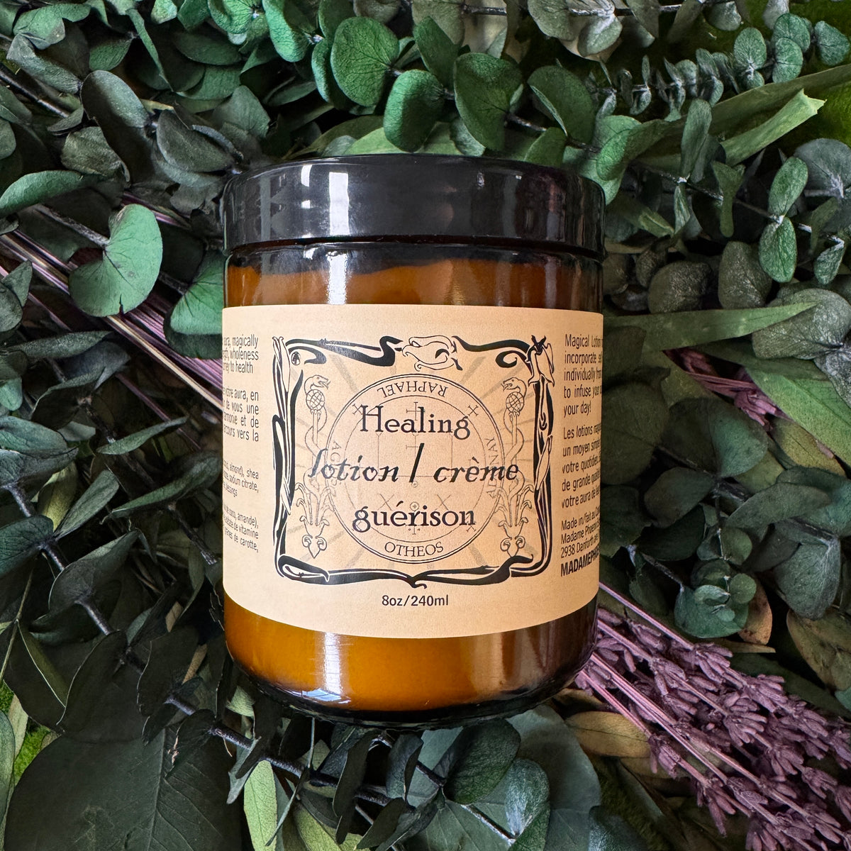 Lotion de sorts de bien-être holistique d’énergie de guérison