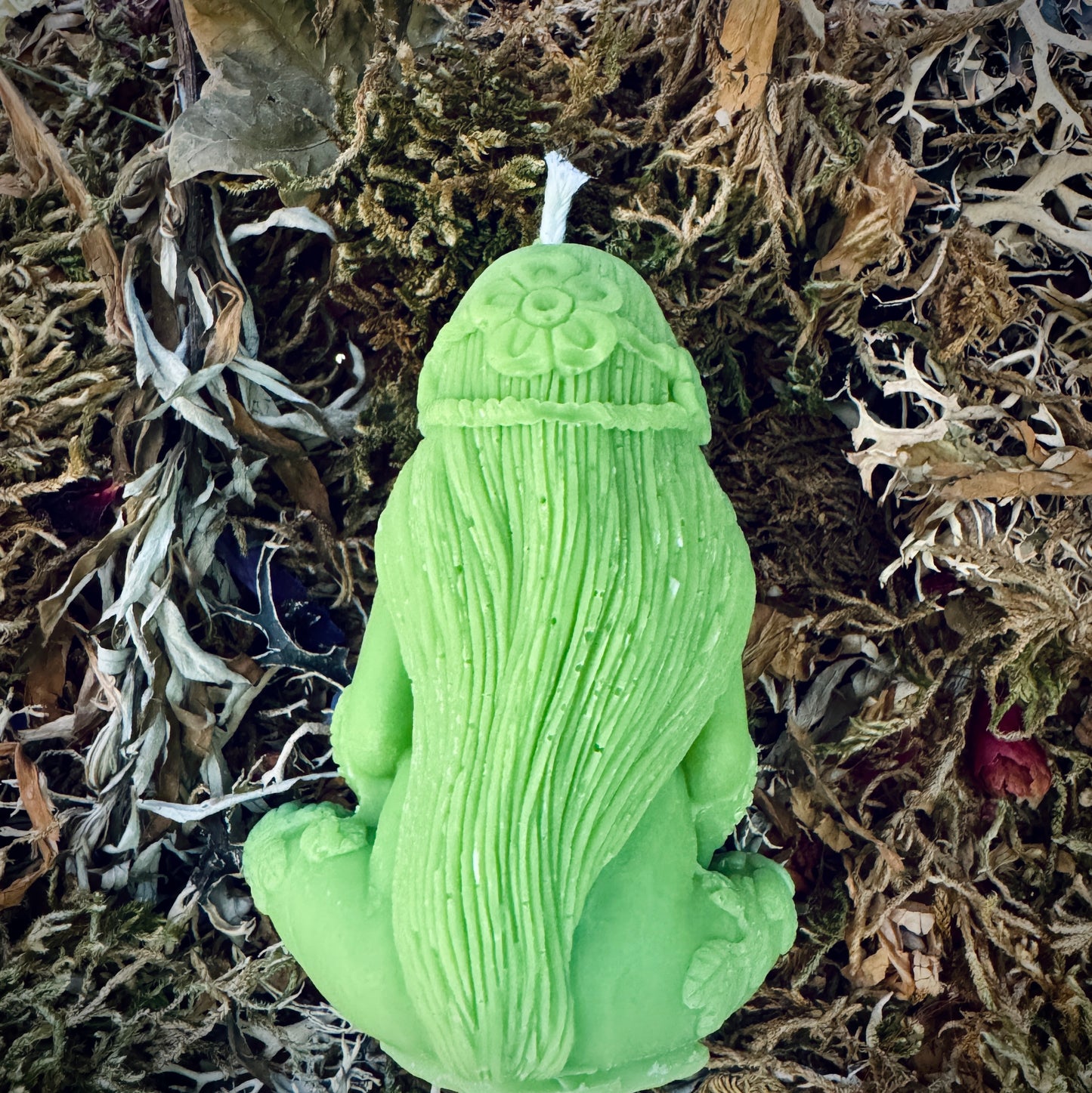 Earth Mother Goddess Shaped Candle