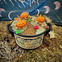 Load image into Gallery viewer, Pumpkin Patch Harvest Abundance Cauldron Candle
