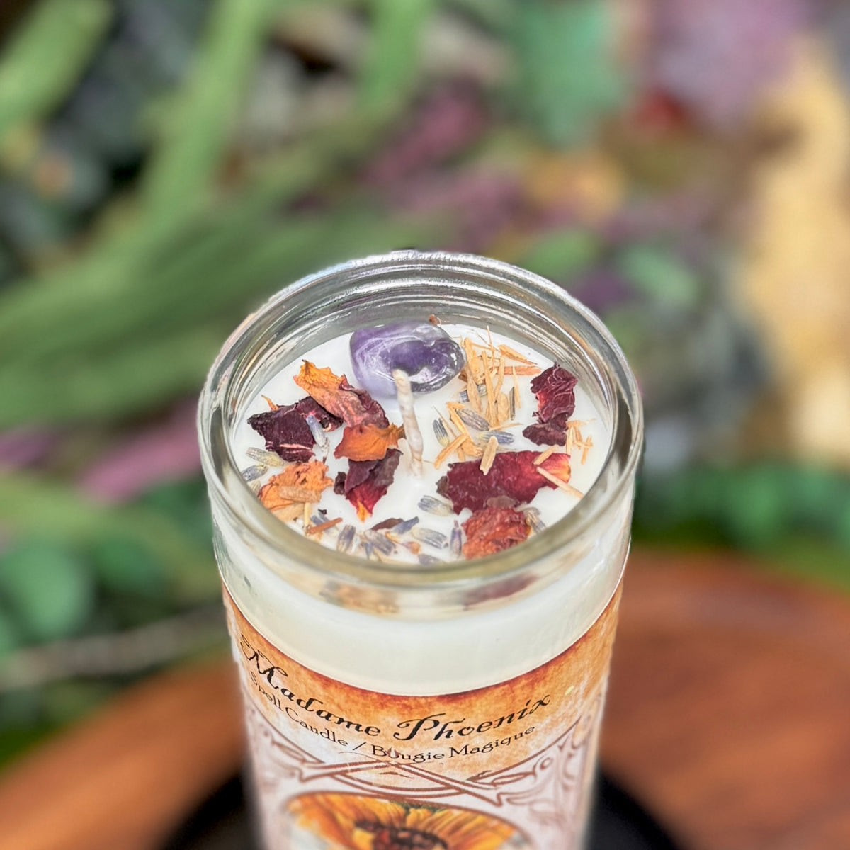 Prayers for Peace spiritual altar candle
