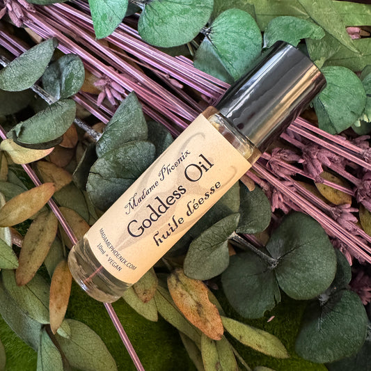 Goddess Magical Spell Oil Crystal Elixir