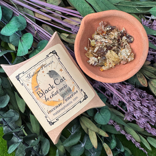 Black Cat Lucky Magical Incense Blend