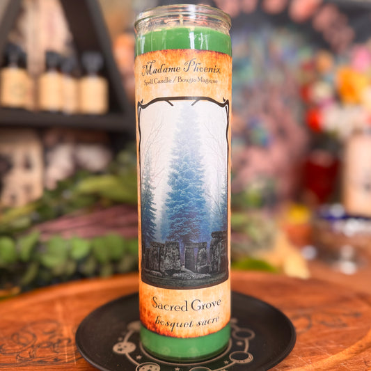 Sacred Grove Forest Magic Spell Candle