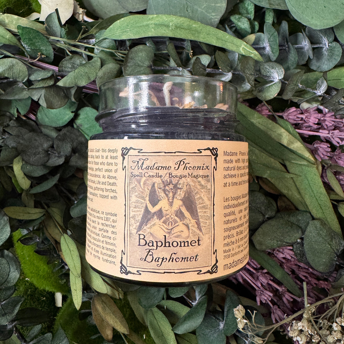 Bougie d’autel rituel Baphomet