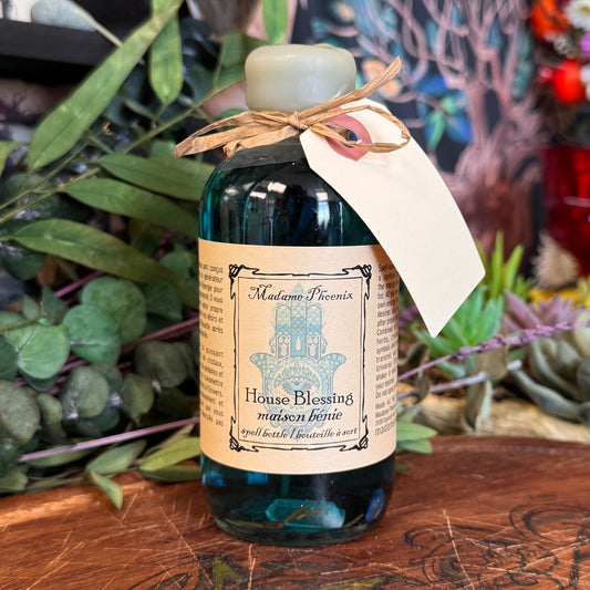 Bouteille de sorts de bénédiction et de protection de la maison