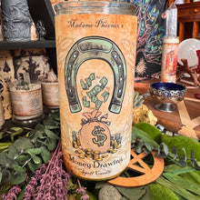 Load image into Gallery viewer, Big Gold Money Drawing 14 Day Candle LIMITED
