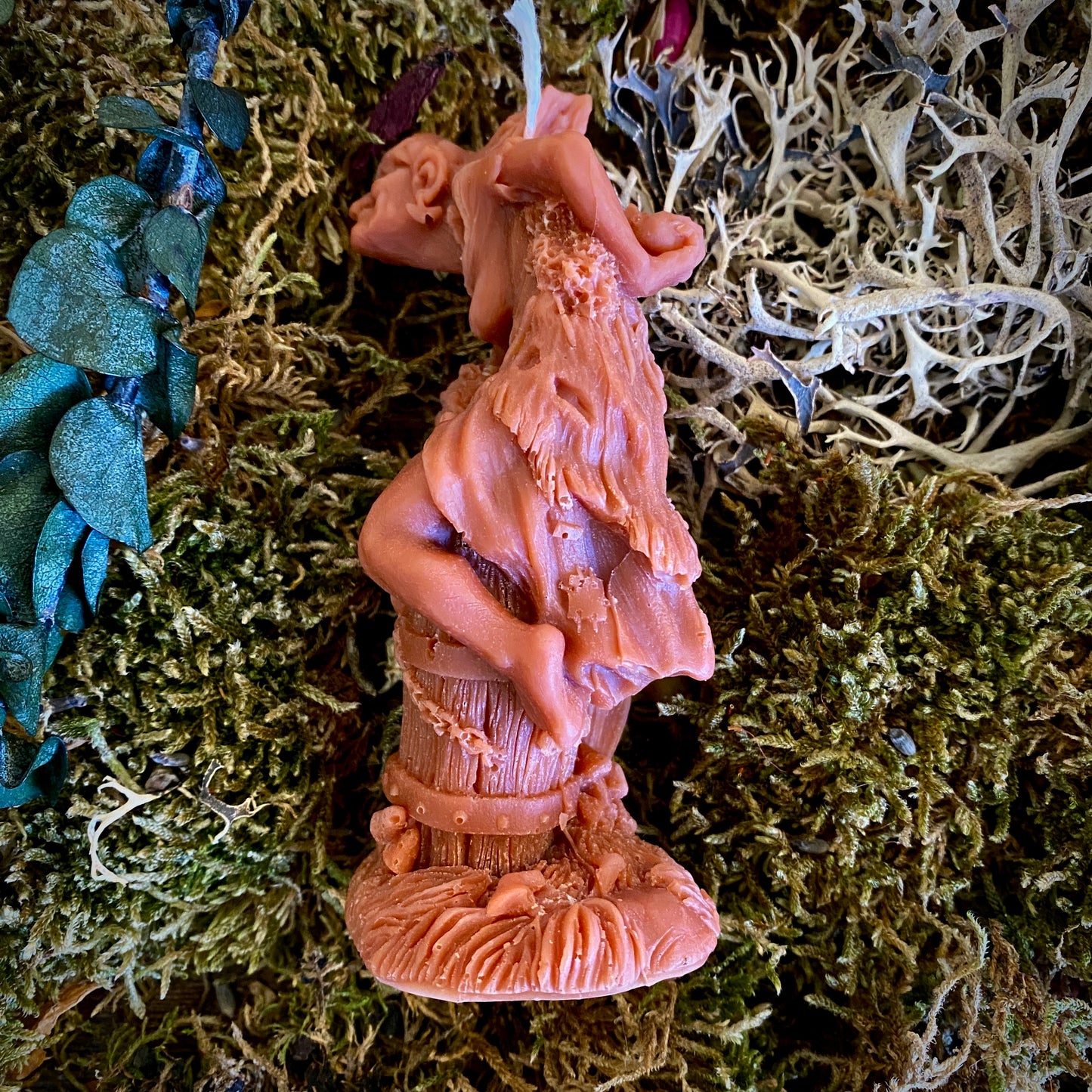 Baba Yaga Crone Magic Witchcraft Shaped Candle