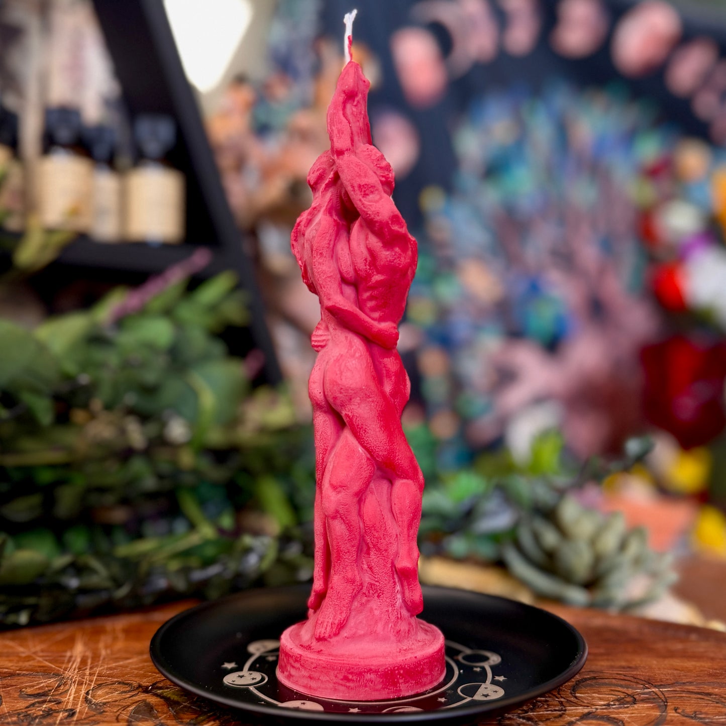 Entwined Lovers Shaped Spell Candle