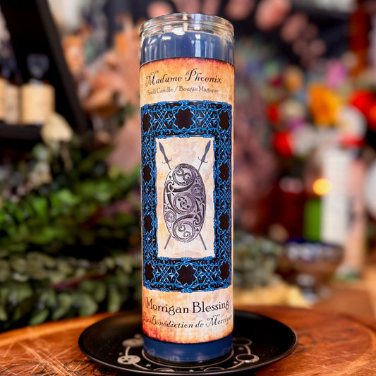 Morrigan Warrior Goddess Shrine Candle