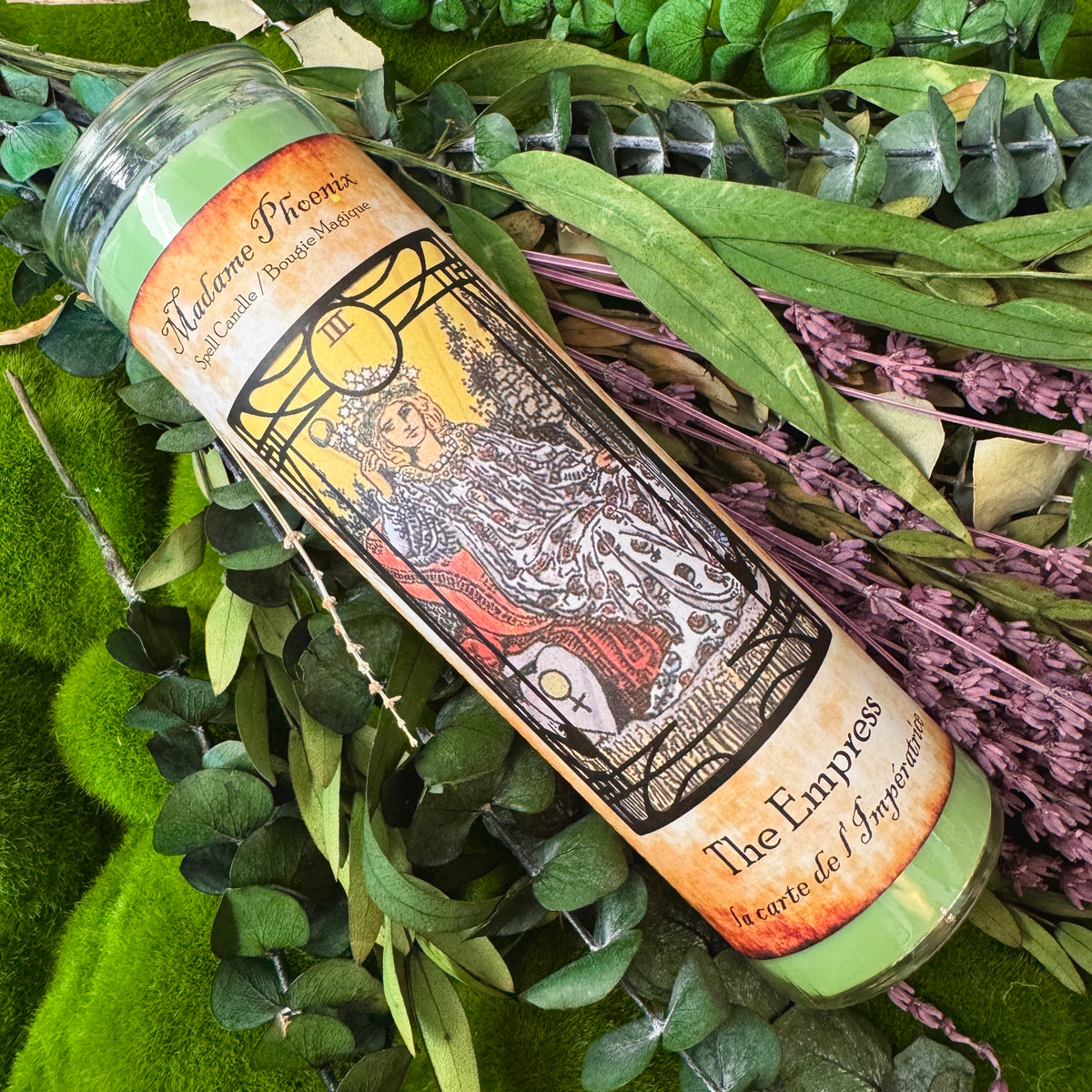 The Empress Tarot Card Ritual Spell Candle