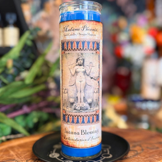 Inanna Goddess 7 Day Altar Candle