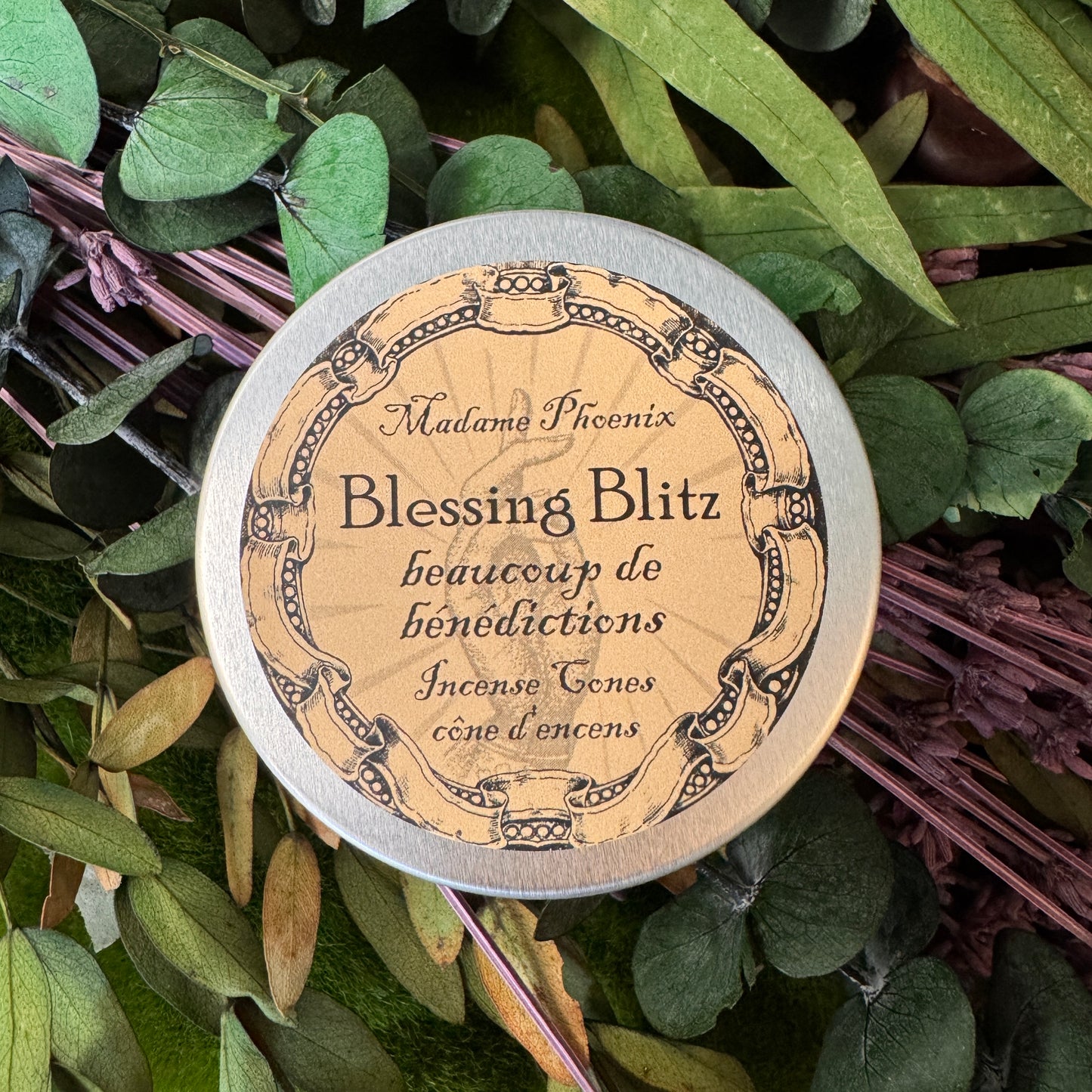 Cone Incense - 1 Tin of 12 Cones